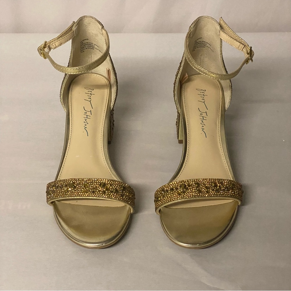 Betsey Johnson Gold Sandals